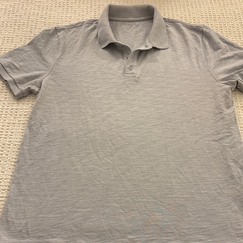 Vince Light Gray Polo Shirt